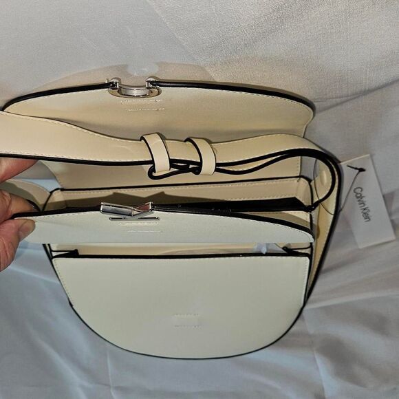Calvin-klein Women's Cream Bag - Picture 3 of 6